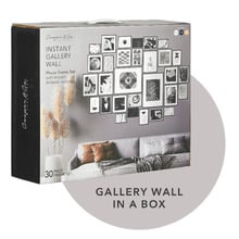 30 Piece Instant Gallery Wall Frame Set